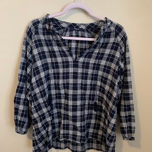 MADEWELL FLANNEL TUNIC
